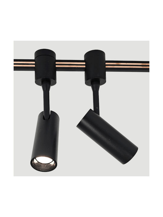 Zambelis Lights Monos LED Alb Cald Spot în Culoare Negru