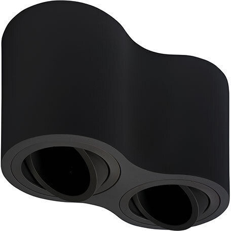 Optonica Double Spot with Socket GU10 in Black Color