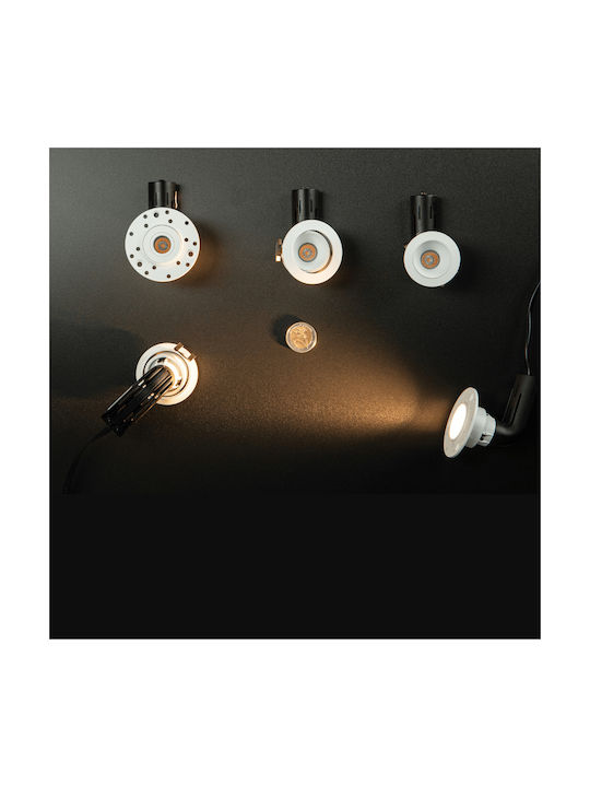 Zambelis Lights Χωνευτό Σποτ με Ενσωματωμένο LED και Θερμό Λευκό Φως Λευκό 1τμχ Zambelis Lights Χωνευτό Σποτ με Ενσωματωμένο LED και Θερμό Λευκό Φως Λευκό 1τμχ