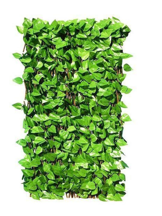 Grasher Artificial Foliage in Trellis with double leaf and wooden pergola 1x2m