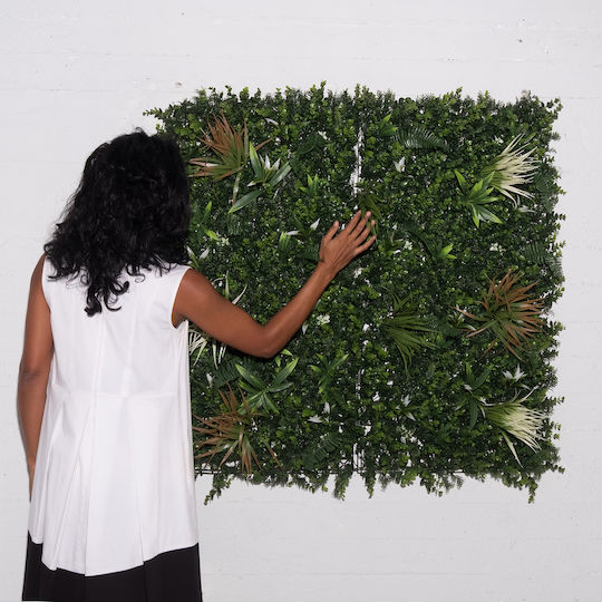 Supergreens Συνθετικό Πάνελ Φυλλωσιάς 1x1m