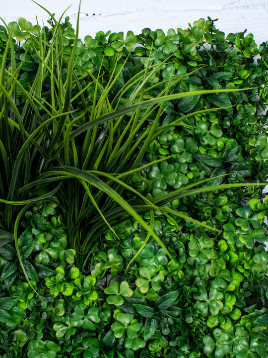 Supergreens Συνθετικό Πάνελ Φυλλωσιάς Τριφύλλι με Ασπλήνιο 1x1m