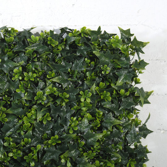 Supergreens Изкуствена панелна листва Папрат с детелина 50x50см