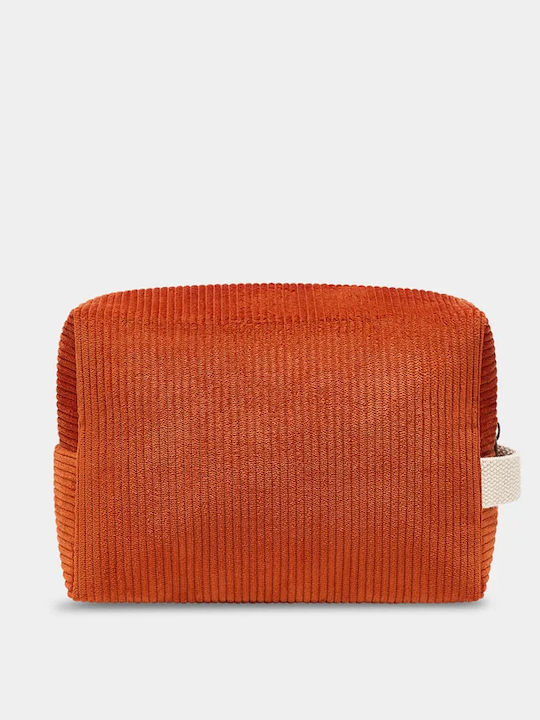 Hindbag Kulturbeutel Leon Brick Corduroy Kordel-Neseser Organische Baumwolle