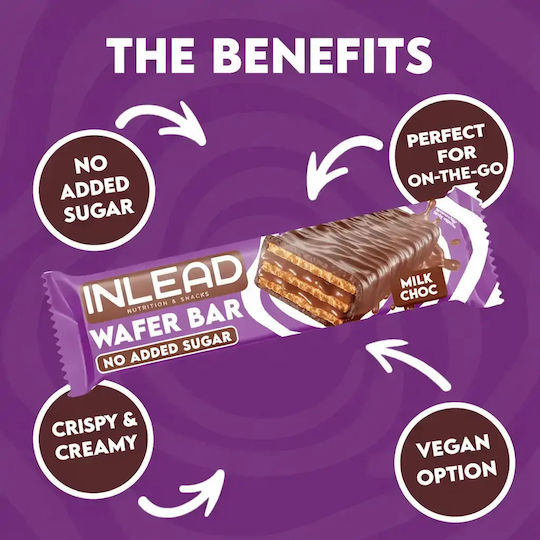 AllNutrition Wafer Μπάρα Πρωτεΐνης με Γεύση Milk Chocolate 45gr