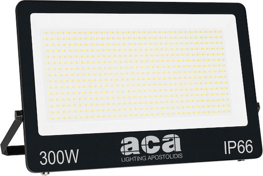 Aca Στεγανός Προβολέας LED 400W Ψυχρό Λευκό 6500K IP66