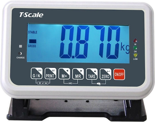 T-Scale Πλάστιγγα με Ικανότητα Ζύγισης 600kg και Ακρίβεια 100gr