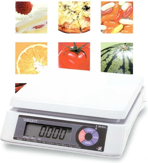 Ishida mit einer Wiegekapazität von 30kg und einer Unterteilung von 10gr