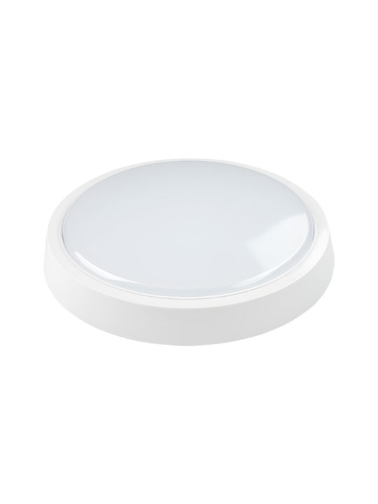 Optonica Ceiling Mount Light 25cm White with Integrated LED