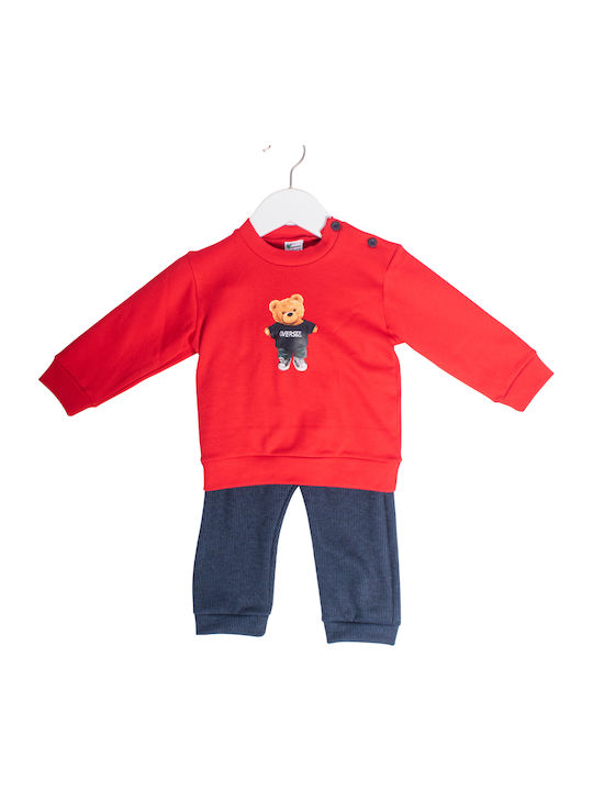 Kids' Set with Pants Winter 2pcs Red