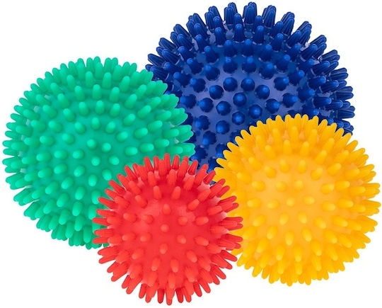 Set Sensory Massage Balls Spikes 4 Balls Rebel Active