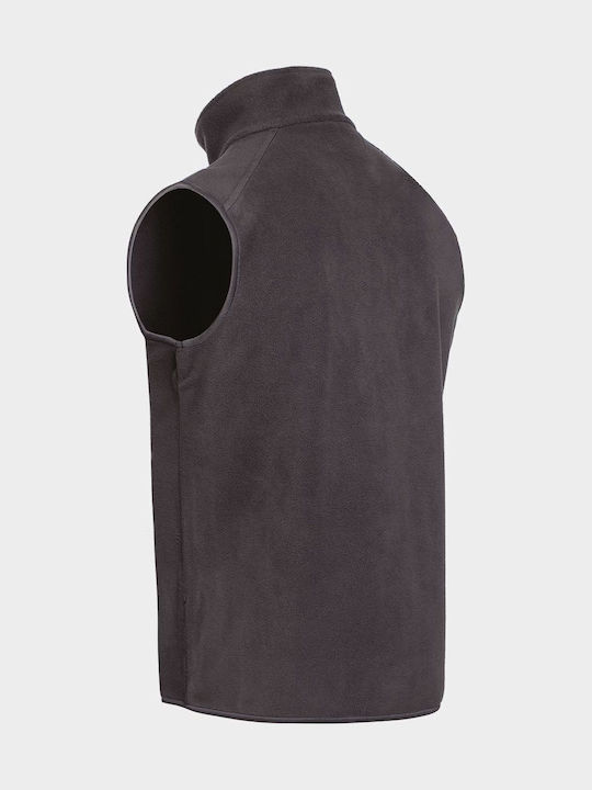 Stenso Vest Ανδρικό Γιλέκο Εργασίας με Επένδυση Fleece Γκρι