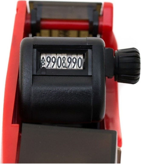 ICS Speedy DBH8 2112 Mechanical Handheld Label Maker 1 Row in Red Color