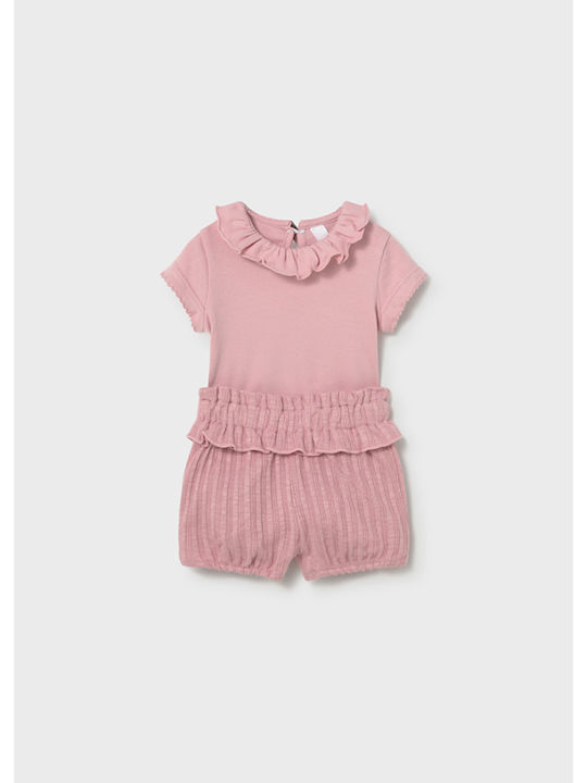 Mayoral Set Bodysuit Pink