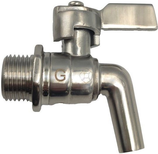 Sansone 125.159 Stainless Steel Spout for Oil/Wine Container 1/2"