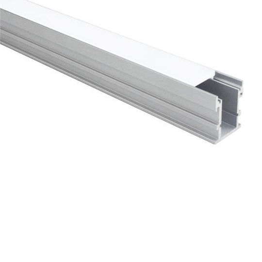 Eurolamp Χωνευτό Προφίλ Αλουμινίου Ταινίας LED 200εκ.
