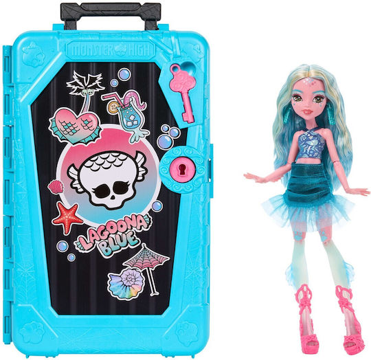Mattel Skulltimate Secrets 7 Case Lagoona Păpușă Monster High pentru 4+ Ani