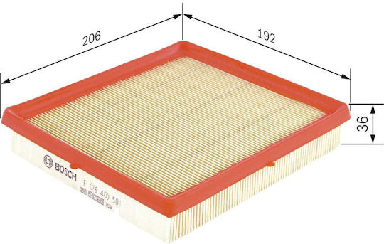 Bosch Air Filter F 026 400 581