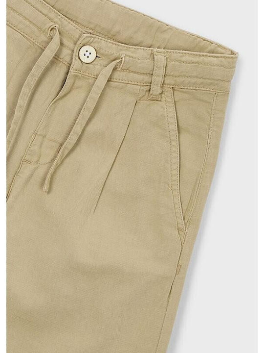 Παιδικό Παντελόνι Chino Λινό Μπεζ