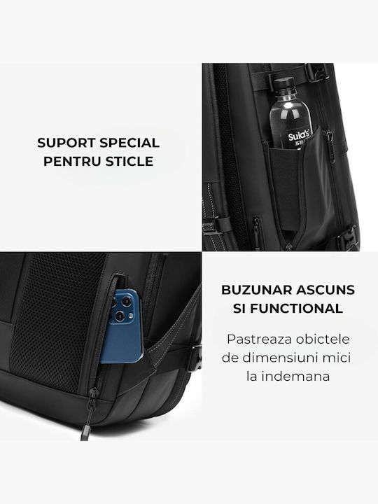 Backpack Αδιάβροχο 60lt Μαύρο
