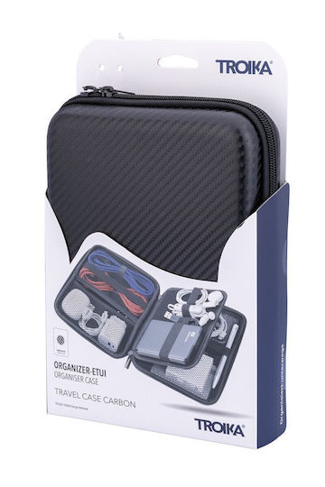 Калъф За Организация Troika "travel Case Carbon" Cbo11/cb