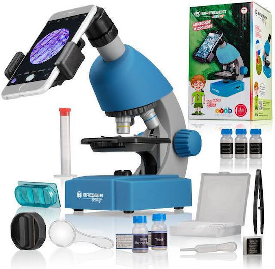 Bresser Junior Biological Microscop Albastru 40-640x