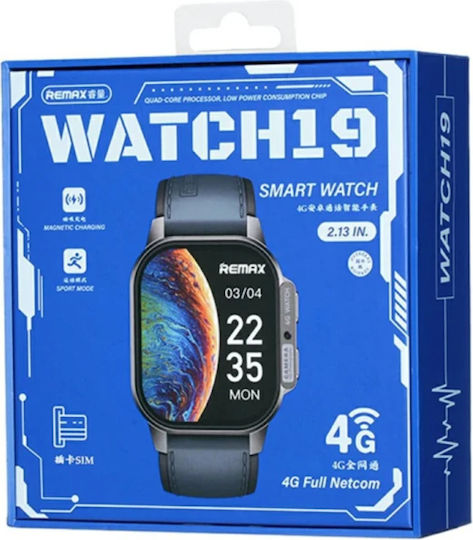 Remax Watch 19 mit SIM und Pulsmesser (Blau)