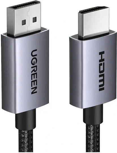 Ugreen Cablu DisplayPort - HDMI de sex masculin 2m Negru
