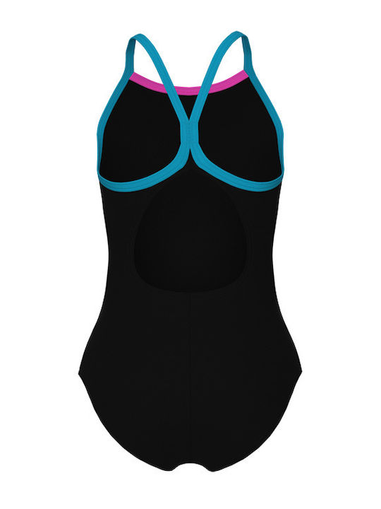 Arena Solid Παιδικό Μαγιό Ολόσωμο Black, Shocking Pink Arena Solid Παιδικό Μαγιό Ολόσωμο Black, Shocking Pink