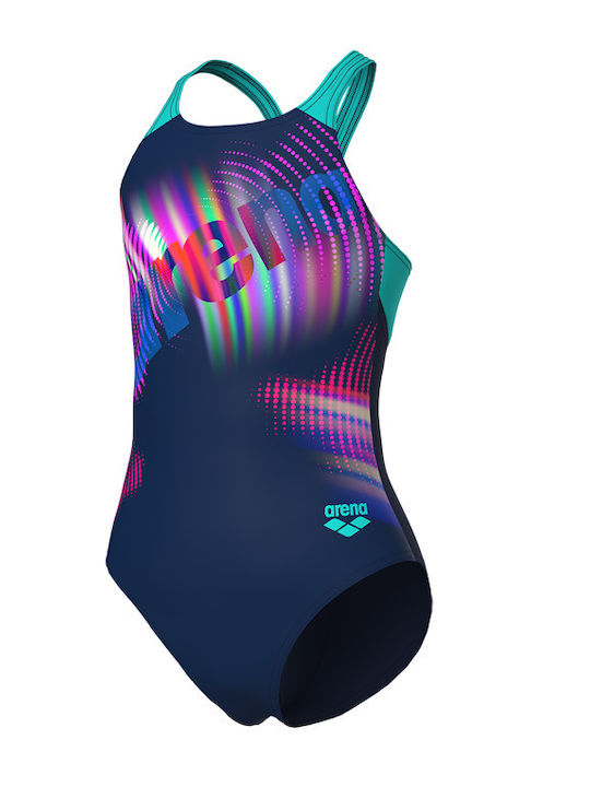 Arena Logo Kids Swimwear One-Piece Navy Arena Logo Kids Swimwear One-Piece Navy