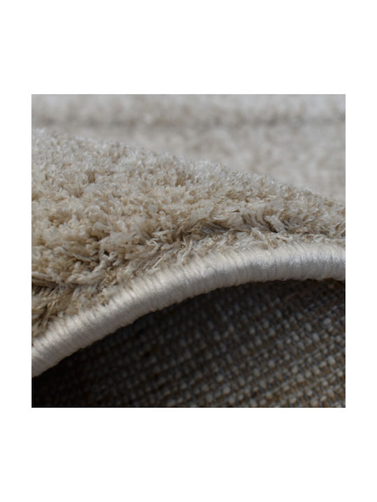 Soft Touch Rug Rectangular Beige