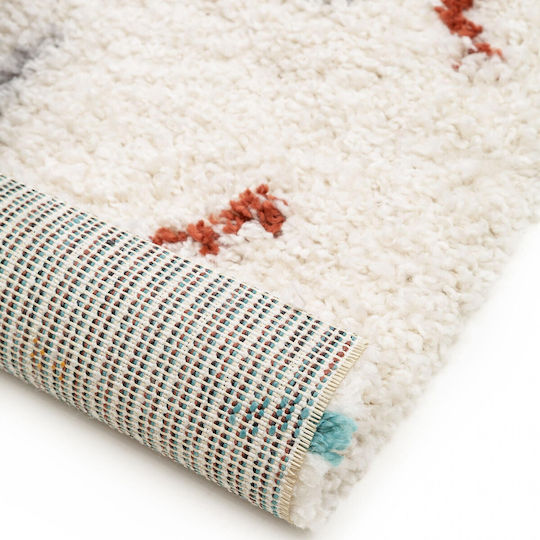 Shaggy Moroccan Teppich Rechteckig Zottelig Synthetisch,Polyester/Cotton/Leather Multi