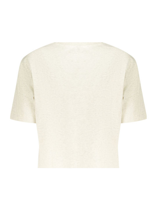 Damen T-Shirt Ecru
