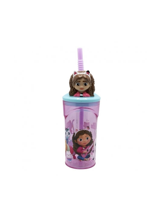 Gabby's Dollhouse Αθλητικό Παγούρι 360ml Ροζ Gabby's Dollhouse Αθλητικό Παγούρι 360ml Ροζ