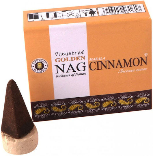 Golden Nag Ароматни конуси с аромат Канела