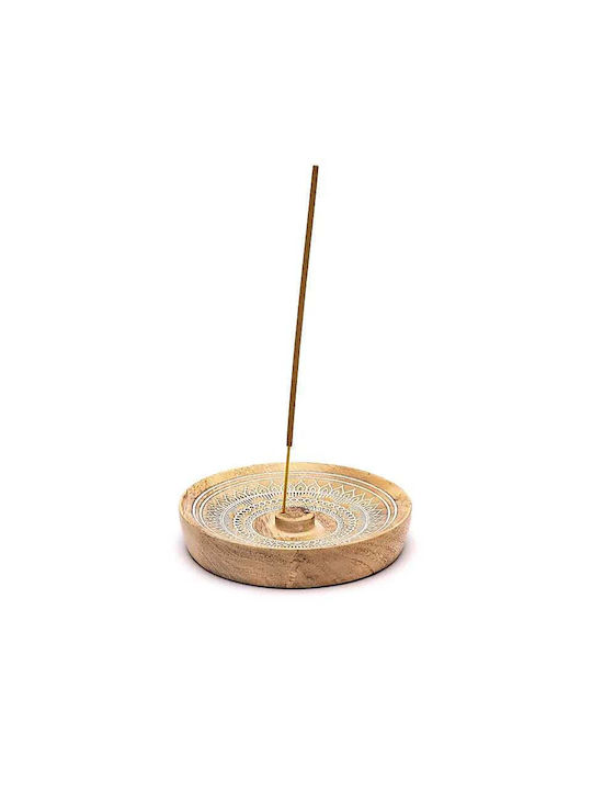 Bază Parfumuri de Interior Bețișoare Lemn de Mango Model Mandala 12,5cm