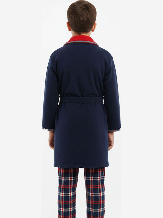 Tres Chic Детски халат Зимна Поларена Blue