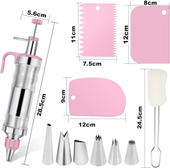Set Pungi De Patiserie Metalice 7.5cm