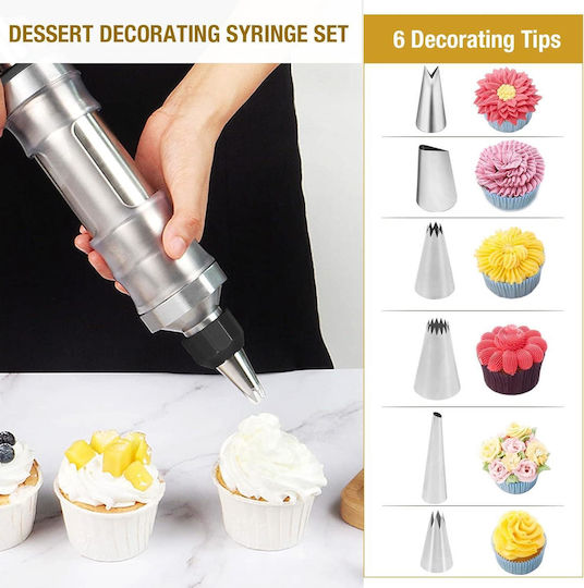 Set Pungi De Patiserie Metalice 7.5cm