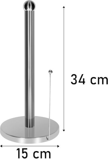 Cheffinger All Stainless Steel Towel Roller Holder Side Holding Rod Silver Cheffinger All Stainless Steel Towel Roller Holder Side Holding Rod Silver