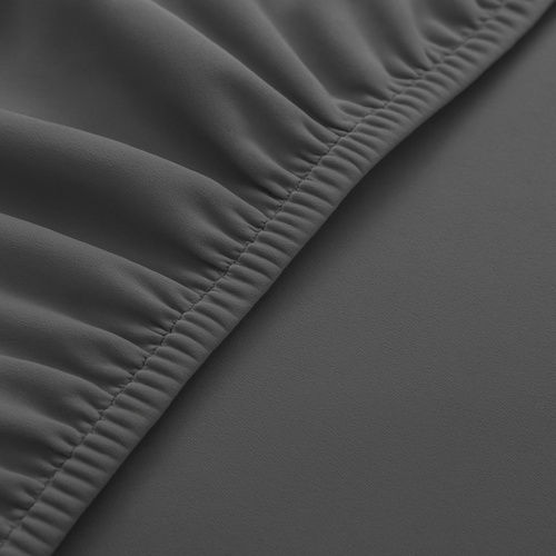 Olympus Ελαστικό Κάλυμμα Καρέκλας Σκούρο Γκρί 65x40cm 6τμχ