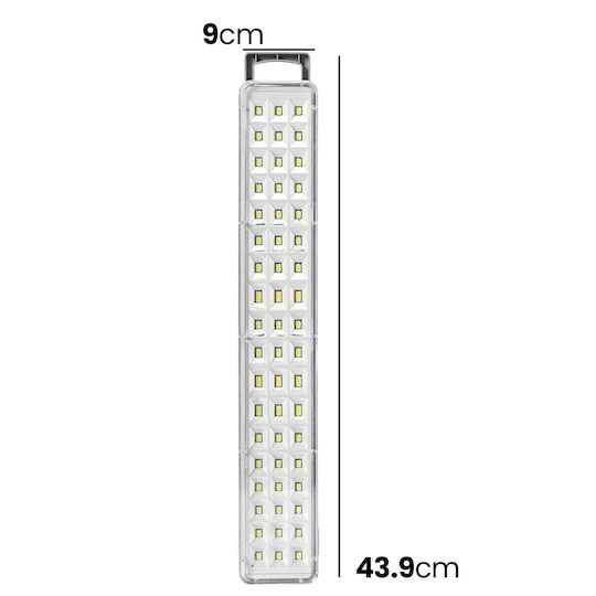 Avizar 60 Led High Brightness Emergency Lamp 3600mah Rechargeable White