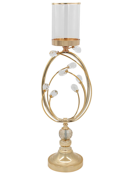 Keskor Metal Candle Holder in Gold Colour 19x62x14cm Various Colors