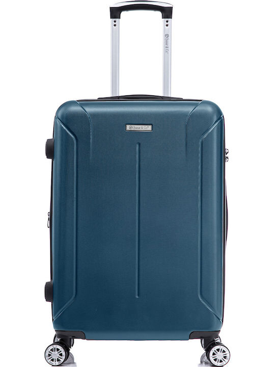 Quasar Βαλίτσα Μεσαία Petrol Blue