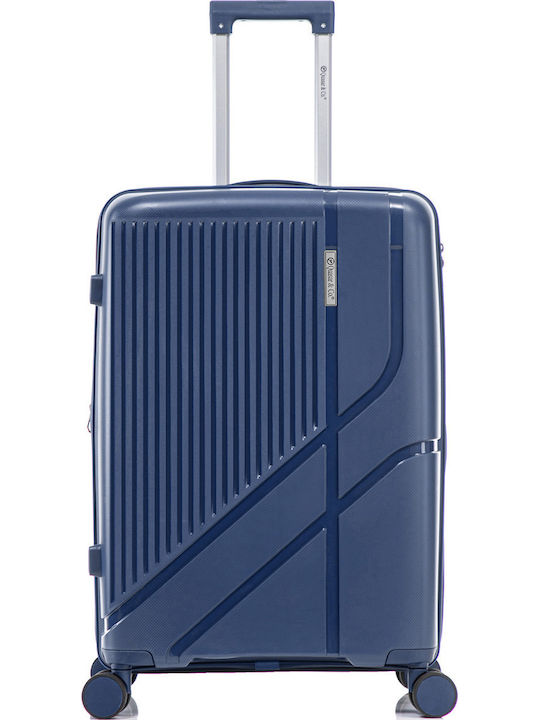 Quasar Βαλίτσα Μεσαία Navy Blue