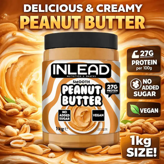 Inlead Nutrition Peanut Butter Crunchy Wholegrain 1000gr
