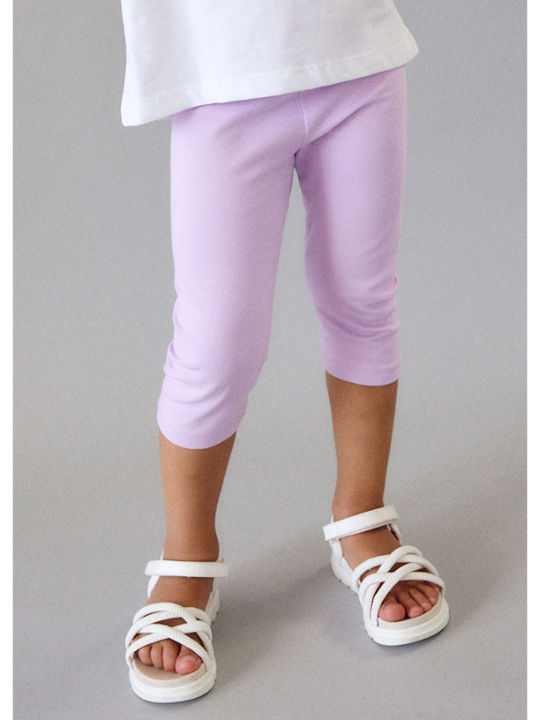 Kids Legging Short Lilac