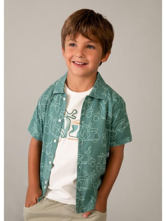 Kids Shirt Short Sleeve Green