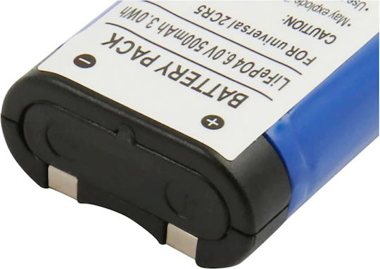 Avizar Camera Battery 6.0v 500mah Compatible 2cr5 Dl245 Kl2cr5 Blue