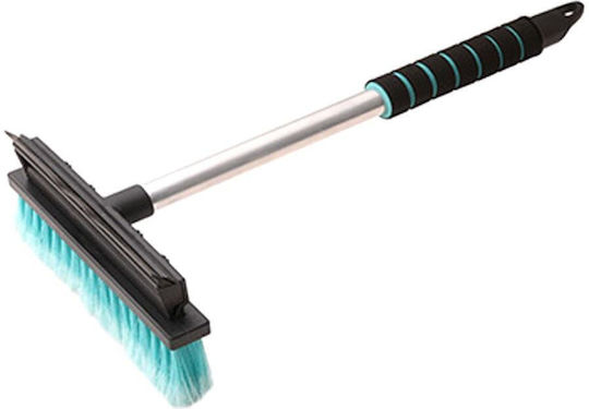 2-in-1 Aluminum K Car Brush Silicone Scraper